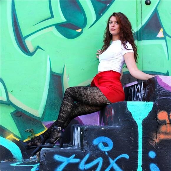 Fishnet Patterned Tights - Picture 2 of 6